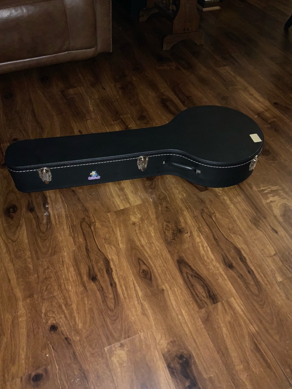 New Carion C 2901 hard shell 5 string Resonator 🪕 Banjo hard case with keys.